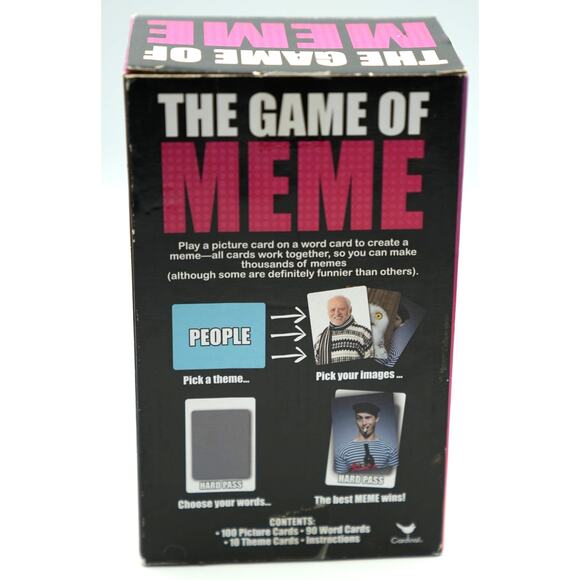 The Game of Meme Card Game by Cardinal - Used (Cards & Box Only) - Picture 2 of 2